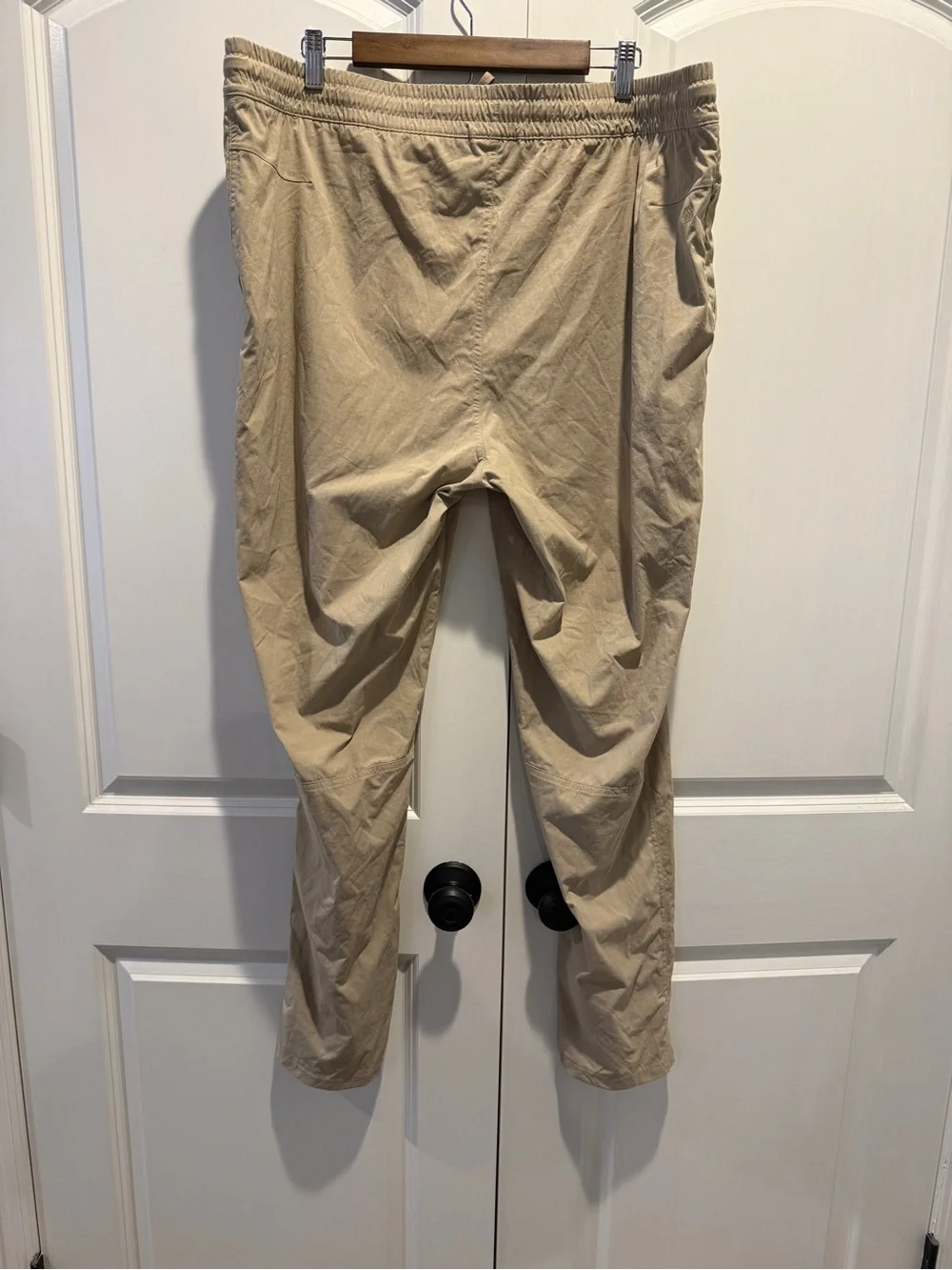 all in motion Men's Tan Elastic-Waist Joggers
